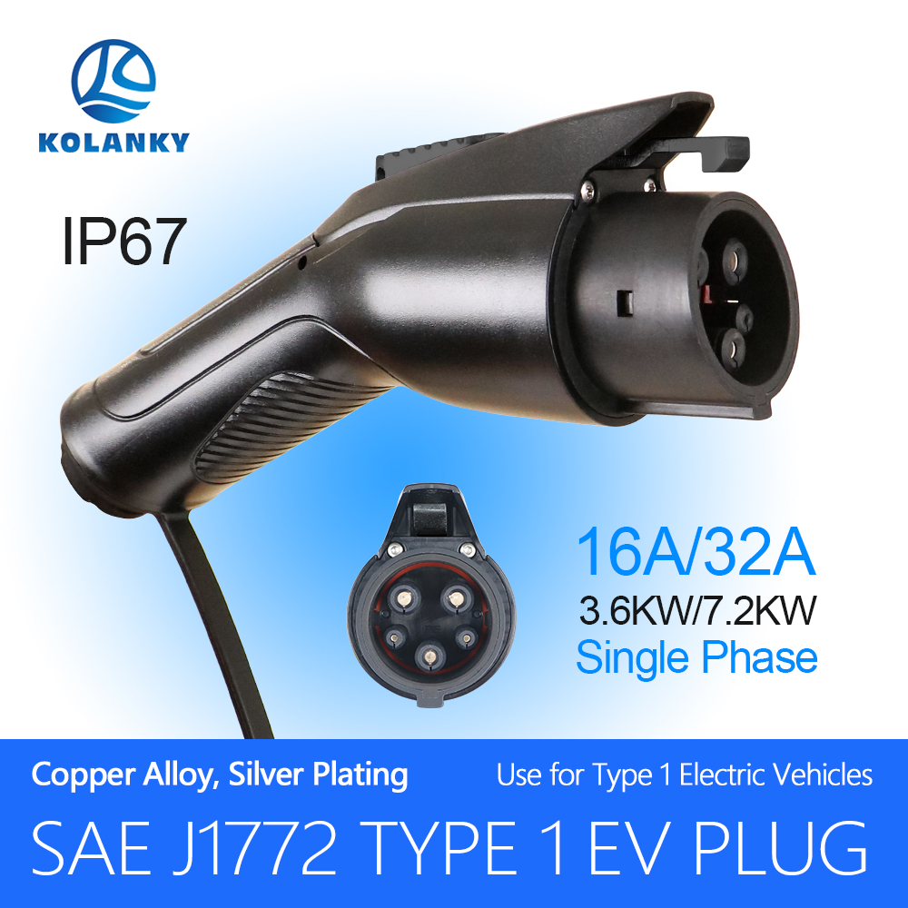 Car Accessories Usa - Kolanky Ev Charger Plug Adapter Type