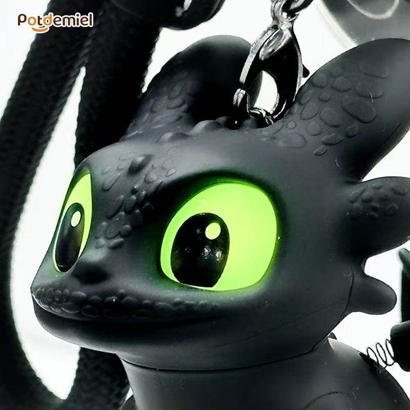 Car Accessories For Interior - Genuine Cute Glowing Toothless Car Interior