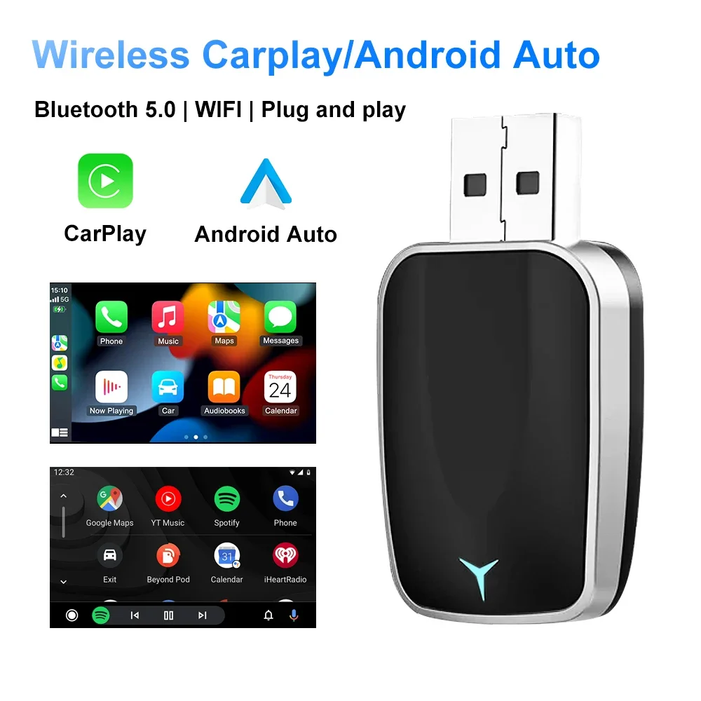 Car Accessories Usa - 2026 PREMIUM FLIXIVI 2in1 Wireless CarPlay