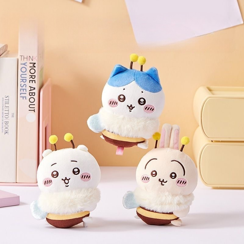 Car Accessories For Interior - Bee Series Cartoon Cute Hachiware Usagi