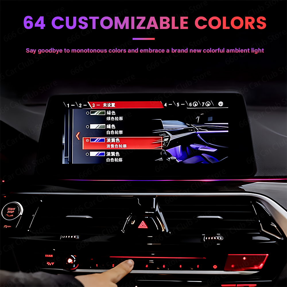 Upgrade 11 Colors to 64 Colors - Led Interior Ambient Light recension och pris
