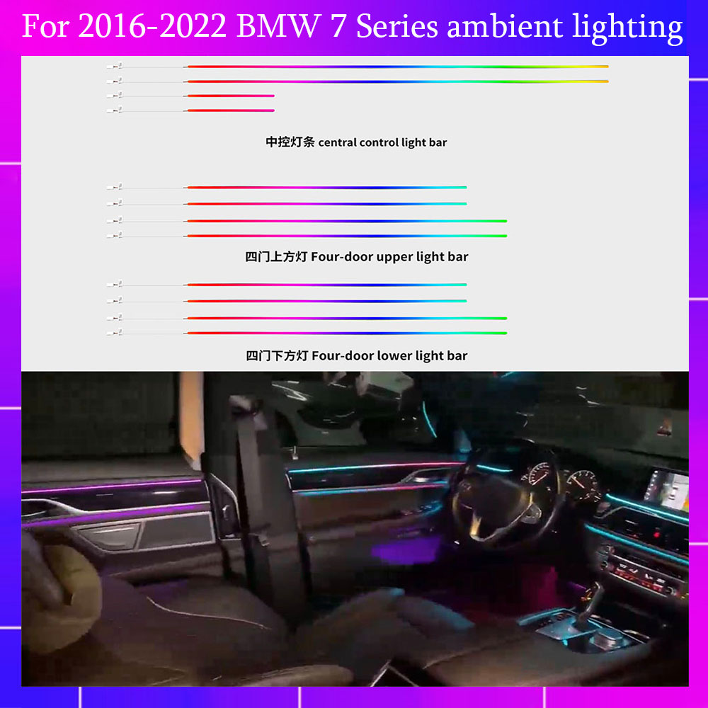 Ambient Lighting Kit for BMW 2 - Led Interior Ambient Light recension och pris