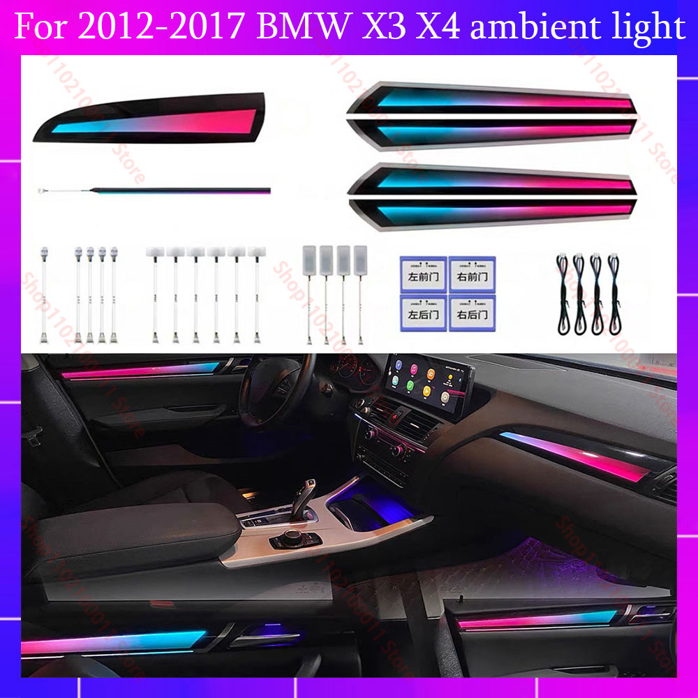 For BMW X3/X4 F25/F26 (2012-20 - Led Interior Ambient Light recension och pris
