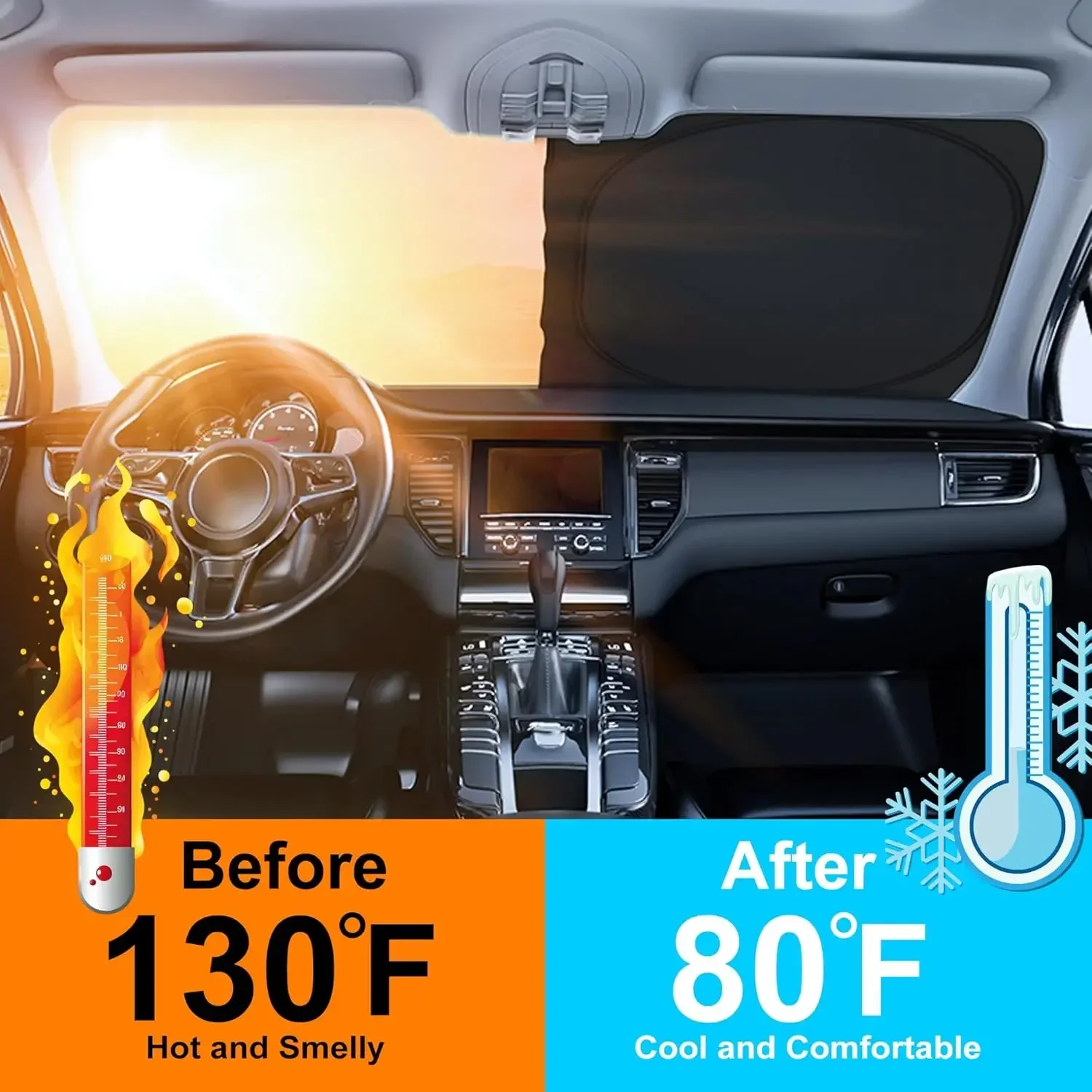 Car Sunshade Front Windshield  - Car Accessories For Interior recension och pris