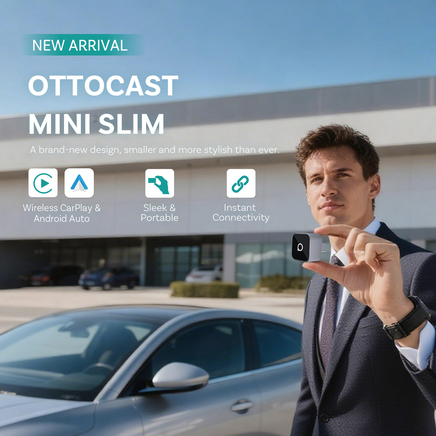 Ottocast Mini Slim Wireless Ca - Car Accessories Usa recension och pris